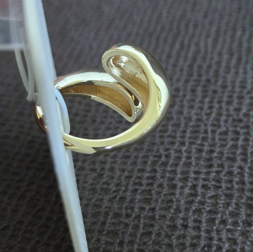 House🏠 of Harlow 1960 Gold💛 Raindrops💧 Bypass Ring💍 - Picture 11 of 15